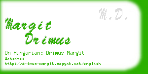 margit drimus business card